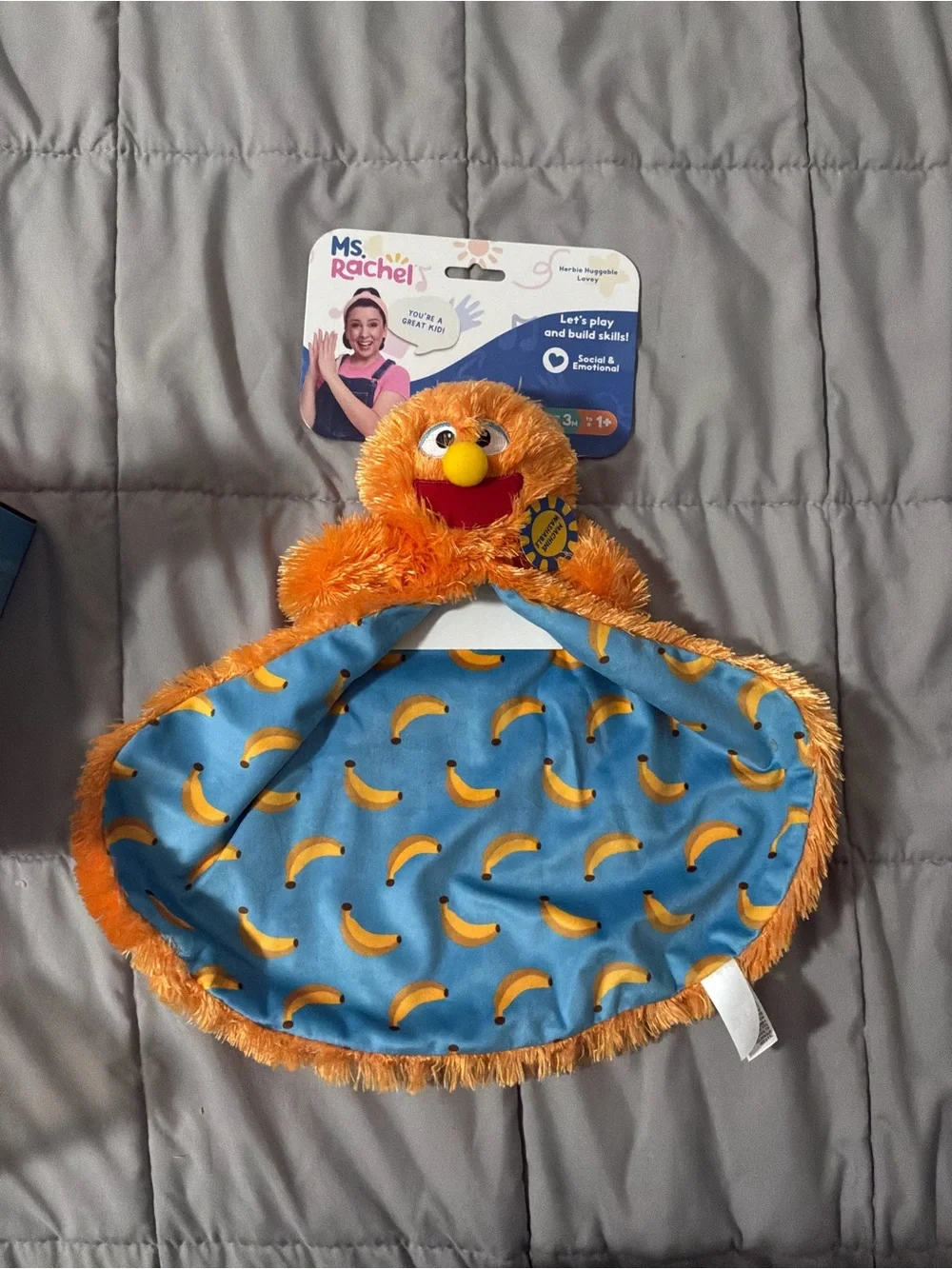 Ms. Rachel Orange Herbie Huggable Lovey Ages 3mo+